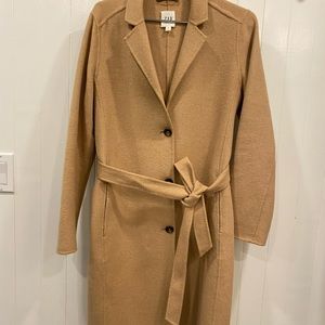 Fall coat with belt